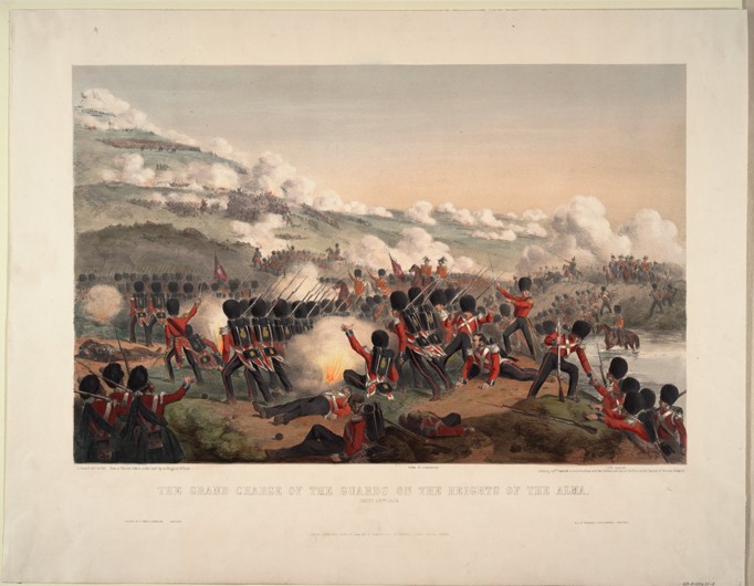 The Battle of the Alma on September 20, 1854 od Unbekannter Künstler