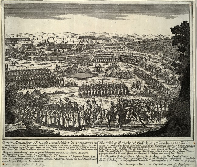 The Battle of Austerlitz on December 2, 1805 od Unbekannter Künstler