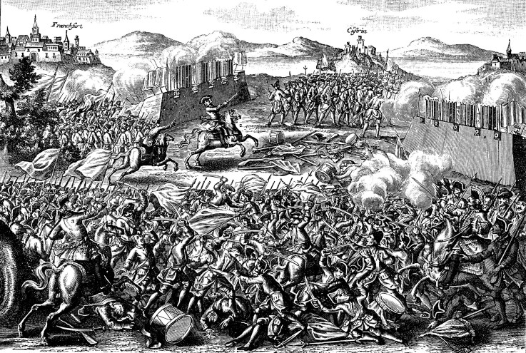 The Battle of Kunersdorf on August 12, 1759 od Unbekannter Künstler