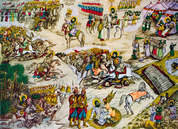 The Battle of Karbala od Unbekannter Künstler