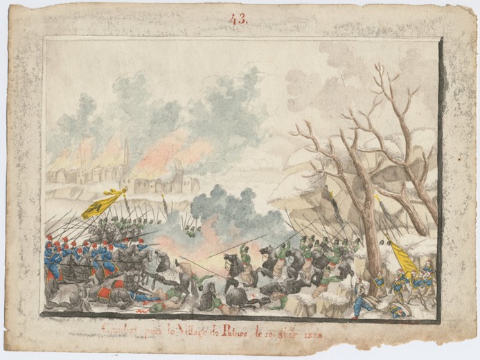 The Battle of Patnos on October 1828 od Unbekannter Künstler