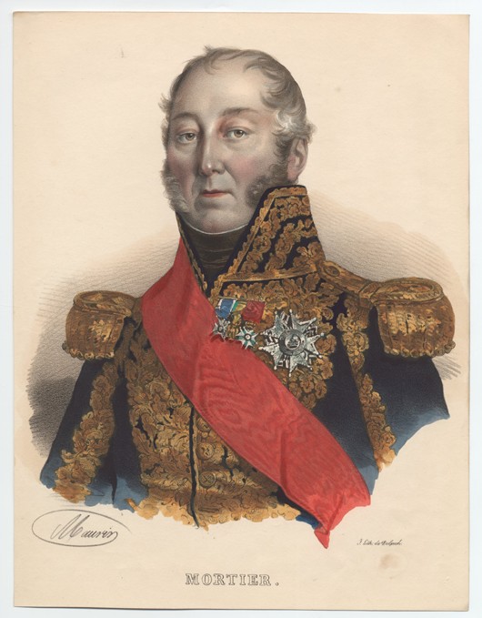 Édouard Adolphe Mortier (1768-1835), Marshal of France od Unbekannter Künstler