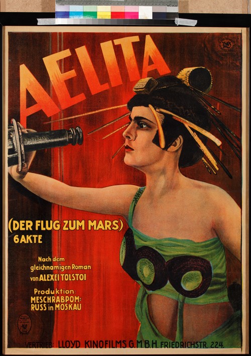 Movie poster Aelita od Unbekannter Künstler