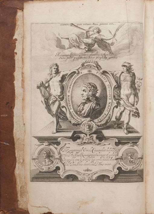 Frontispiece with Portrait of Ovid, Metamorphoses, Oxford, 1632 od Unbekannter Künstler