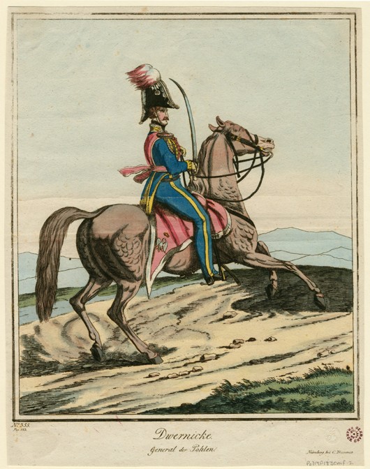 General Józef Dwernicki (1779-1857) od Unbekannter Künstler