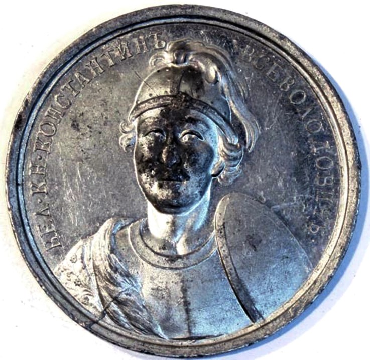Grand Prince Konstantin Vsevolodovich of Vladimir (from the Historical Medal Series) od Unbekannter Künstler