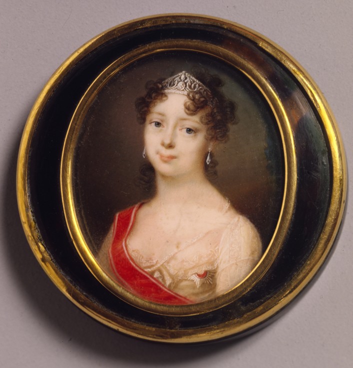 Grand Duchess Catherine Pavlovna of Russia (1788-1819) od Unbekannter Künstler