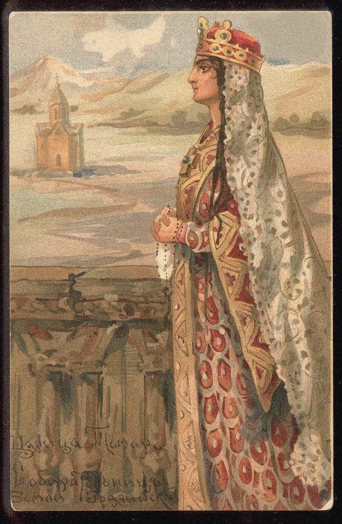 Saint Tamar of Georgia od Unbekannter Künstler