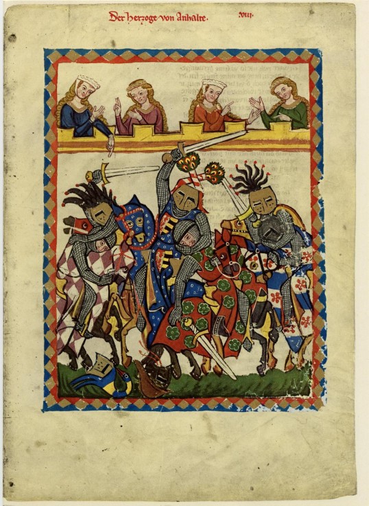 Henry I, Count of Anhalt (From the Codex Manesse) od Unbekannter Künstler