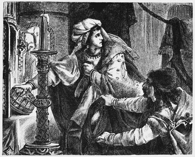 Helene Kottannerin Steals the Royal Crown of Saint Stephen in 1440 (From "Pictorial History of the W od Unbekannter Künstler