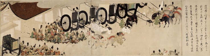 Illustrated Tale of the Heiji Civil War (The Imperial Visit to Rokuhara) 6 scroll od Unbekannter Künstler
