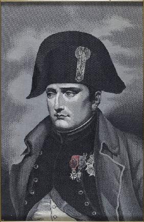 Silk Weaving Portrait of Emperor Napoléon I Bonaparte (1769-1821)