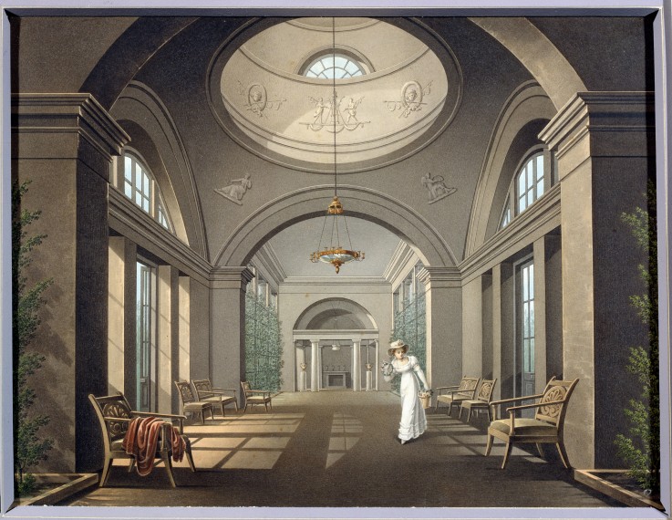 Interior of the Aviary in the Pavlovsk palace od Unbekannter Künstler