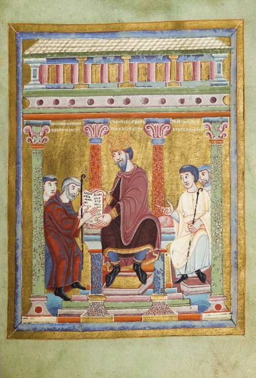 Henry III, Holy Roman Emperor (Evangelarium for Henry III) od Unbekannter Künstler