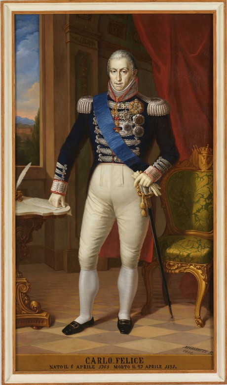 King Charles Felix of Sardinia (1765-1831) od Unbekannter Künstler