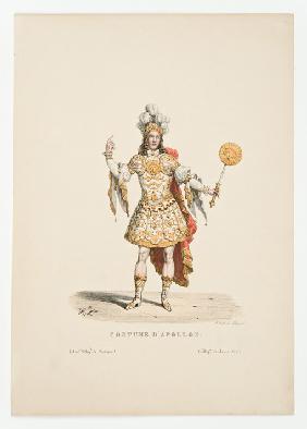 Louis XIV as Apollo in the ballet "Noces de Thétis et Pélée" in 1654