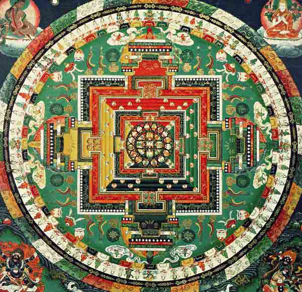 Mandala od Unbekannter Künstler