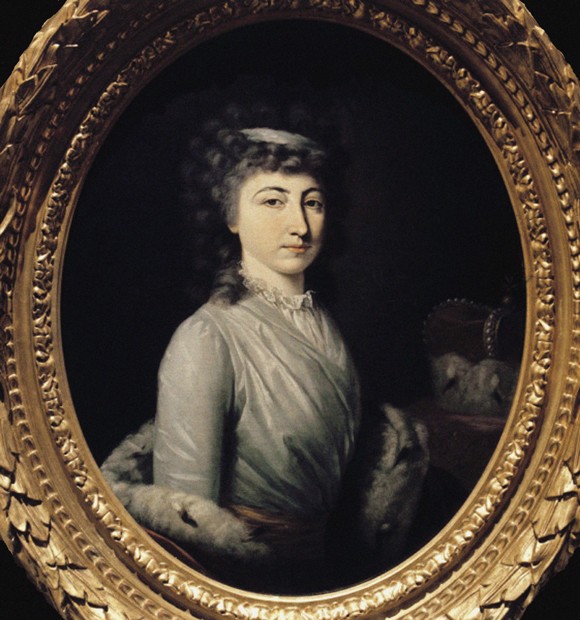 Archduchess Maria Leopoldine of Austria-Este (1776-1848) od Unbekannter Künstler