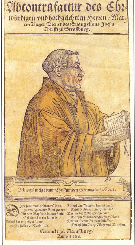 Martin Bucer (1491-1551) od Unbekannter Künstler