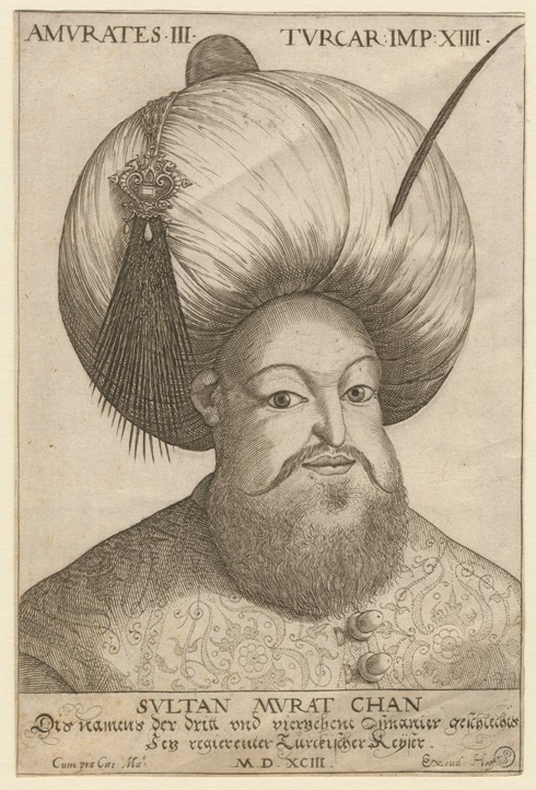 Murad III (1546-1595), Sultan of the Ottoman Empire od Unbekannter Künstler