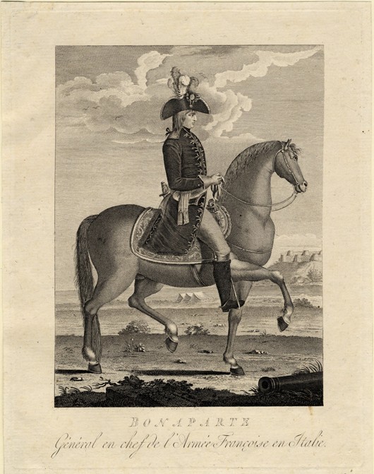 Napoleon as commander of the Army of Italy od Unbekannter Künstler