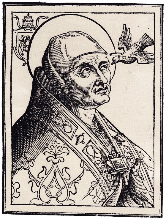 Pope Gregory I the Great od Unbekannter Künstler