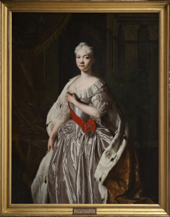 Portrait of Grand Duchess Natalya Alexeyevna of Russia (1714–1728) od Unbekannter Künstler