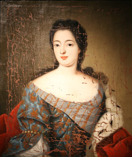 Portrait of Empress Catherine I. (1684-1727) od Unbekannter Künstler