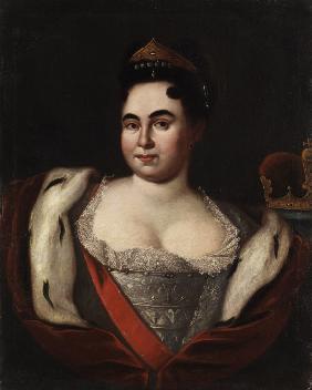 Portrait of Empress Catherine I. (1684-1727)
