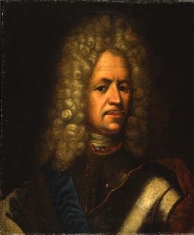 Portrait of Alexander Danilovich Menshikov, Generalissimo, Prince of the Holy Roman Empire and Duke 