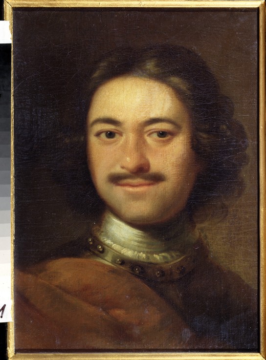 Portrait of Emperor Peter I the Great (1672-1725) od Unbekannter Künstler