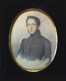Portrait of the composer Mikhail I. Glinka (1804-1857)