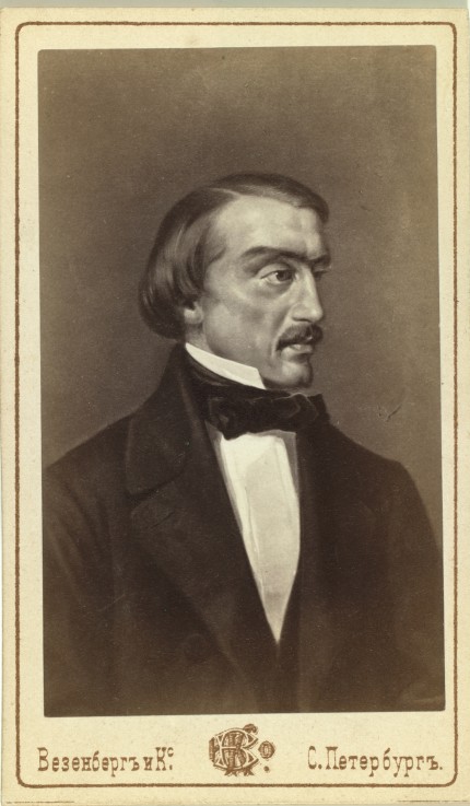 Portrait of the Literary critic and Philosopher Vissarion G. Belinsky (1811-1848) od Unbekannter Künstler