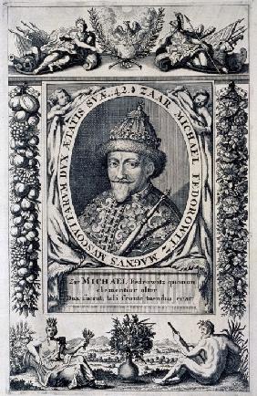 Portrait of the Tsar Mikhail I Feodorovich of Russia (1596-1645)
