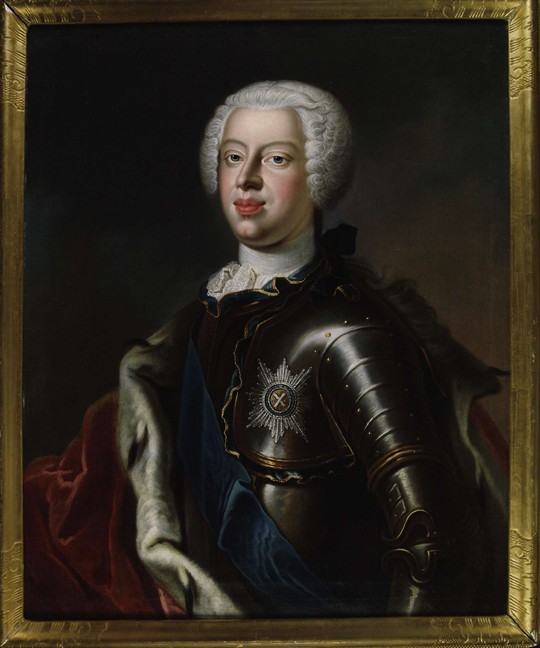 Portrait of Duke Anthony Ulrich of Brunswick (1714-1774) od Unbekannter Künstler