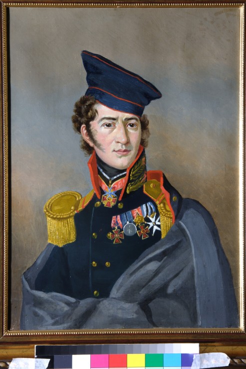 Portrait of Dmitri Alexeevich Stolypin (1785-1826) od Unbekannter Künstler