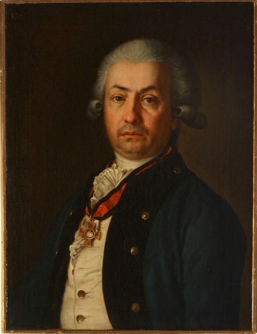 Portrait of Fyodor Jankovic de Mirievo (1741-1814) od Unbekannter Künstler