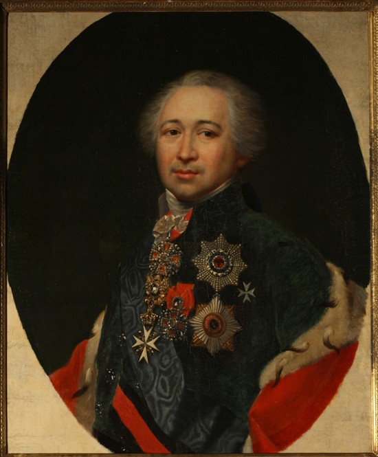 Portrait of Prince Alexander Kurakin (1752-1818) od Unbekannter Künstler
