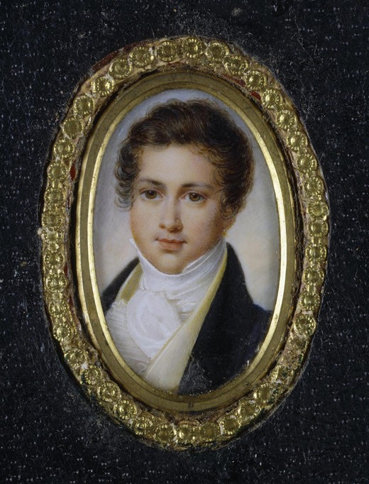 Portrait of Prince Grigory Petrovich Volkonsky (1776-1852) od Unbekannter Künstler