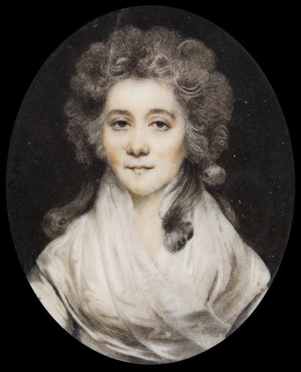 Portrait of Countess Anna Evgenyevna Obolenskaya (1778-1810) od Unbekannter Künstler