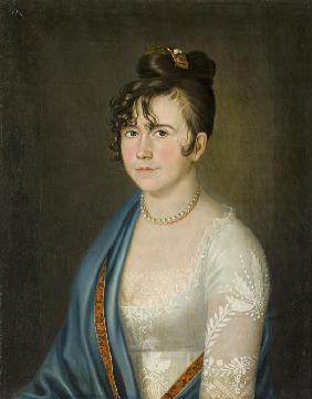 Portrait of Countess Anna Vladimirovna Bobrinskaya (1769-1846)