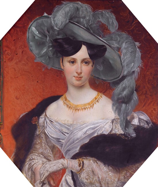 Portrait of Countess Stefania zu Sayn-Wittgenstein, née Radziwill (1809-1832) od Unbekannter Künstler