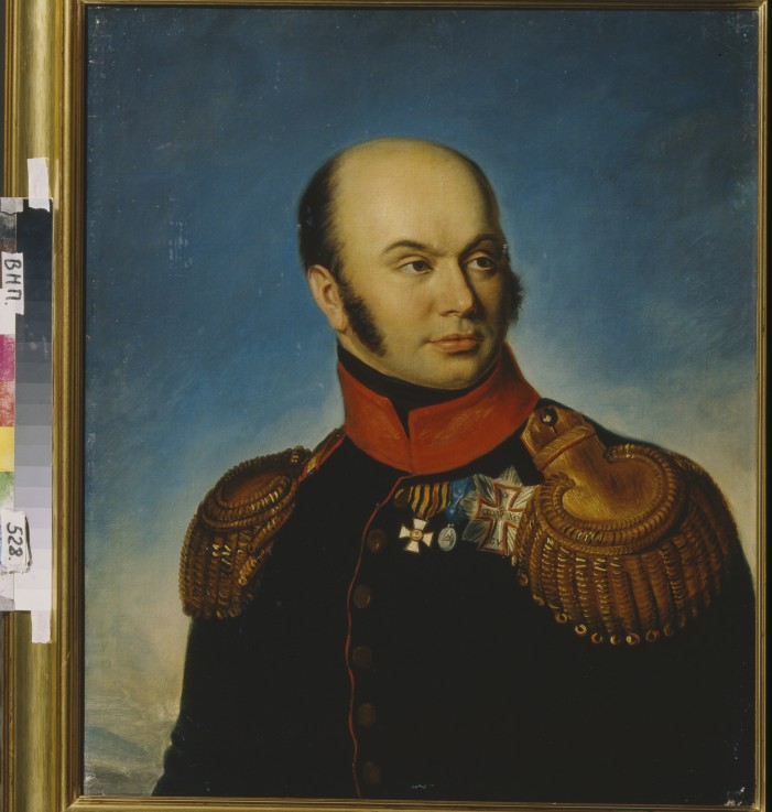 Portrait of Count Mikhail Fyodorovich Orlov (1788-1842) od Unbekannter Künstler