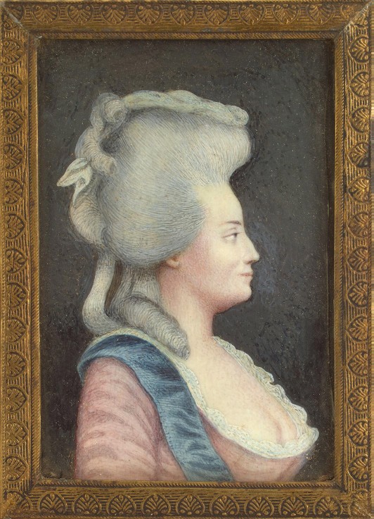 Portrait of Duchess Maria Feodorovna (Sophie Dorothea of Württemberg) (1759-1828) od Unbekannter Künstler