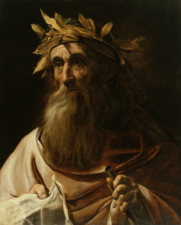 Portrait of the Poet Homer od Unbekannter Künstler