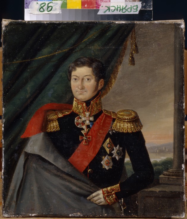 Portrait of Ivan Fyodorovich Paskevich, Count of Erivan, Viceroy of the Kingdom of Poland od Unbekannter Künstler