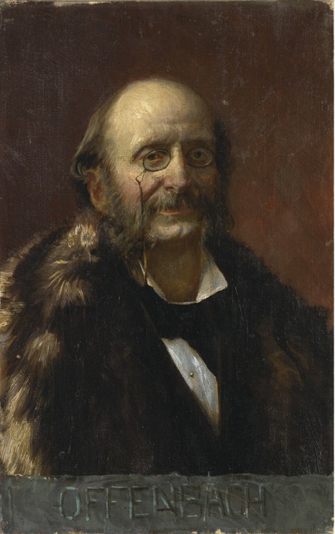 Portrait of Jacques Offenbach (1819-1880) od Unbekannter Künstler