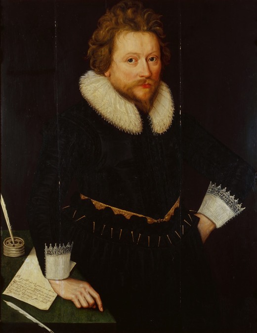 Portrait of John Fletcher (1579-1625) od Unbekannter Künstler