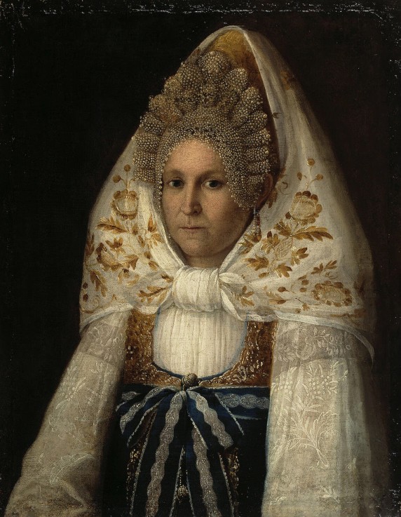 Portrait of young Merchant Woman od Unbekannter Künstler