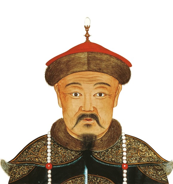 Portrait of Kublai Khan (1215-1294) od Unbekannter Künstler